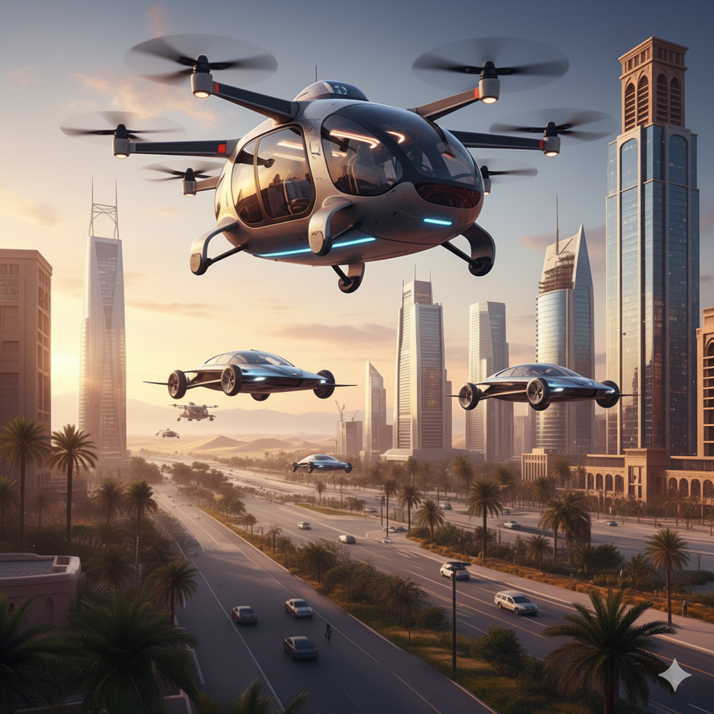 Saudi Arabia Signs Deal to Launch Flying Cars and Air Taxis