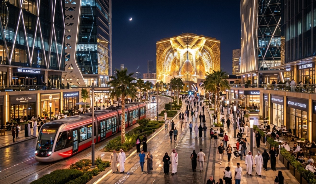 Downtown Boulevard: The Urban Heart of New Murabba Rising in Riyadh